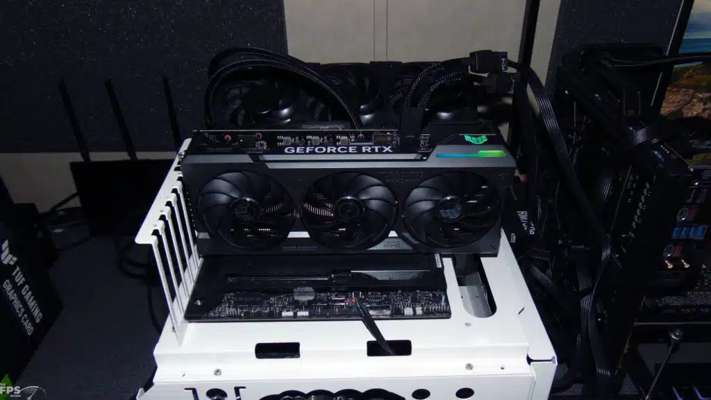 ASUS TUF Gaming GeForce RTX 4070 Ti SUPER Installed in Computer