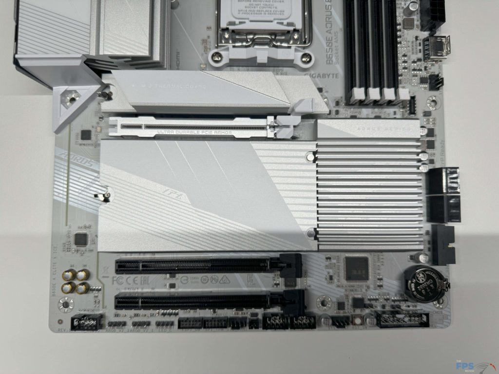 Bottom of motherboard