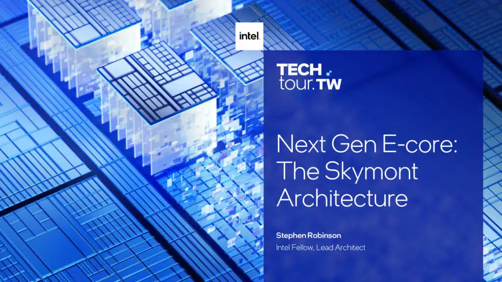 Intel Lunar Lake Skymont E-core Architecture Slide Deck