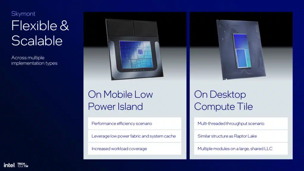 Intel Lunar Lake Skymont E-core Architecture Slide Deck