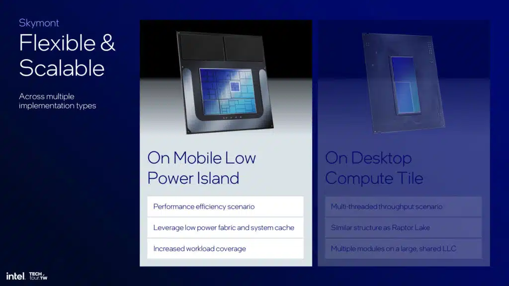 Intel Lunar Lake Skymont E-core Architecture Slide Deck