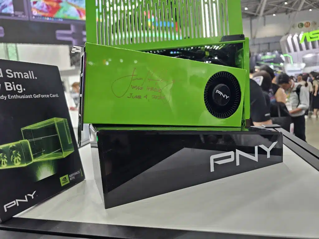 PNY Graphics Card with Jensen Huang Signature