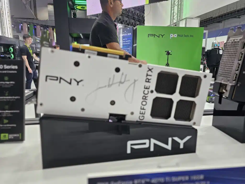 PNY Graphics Card with Jensen Huang Signature