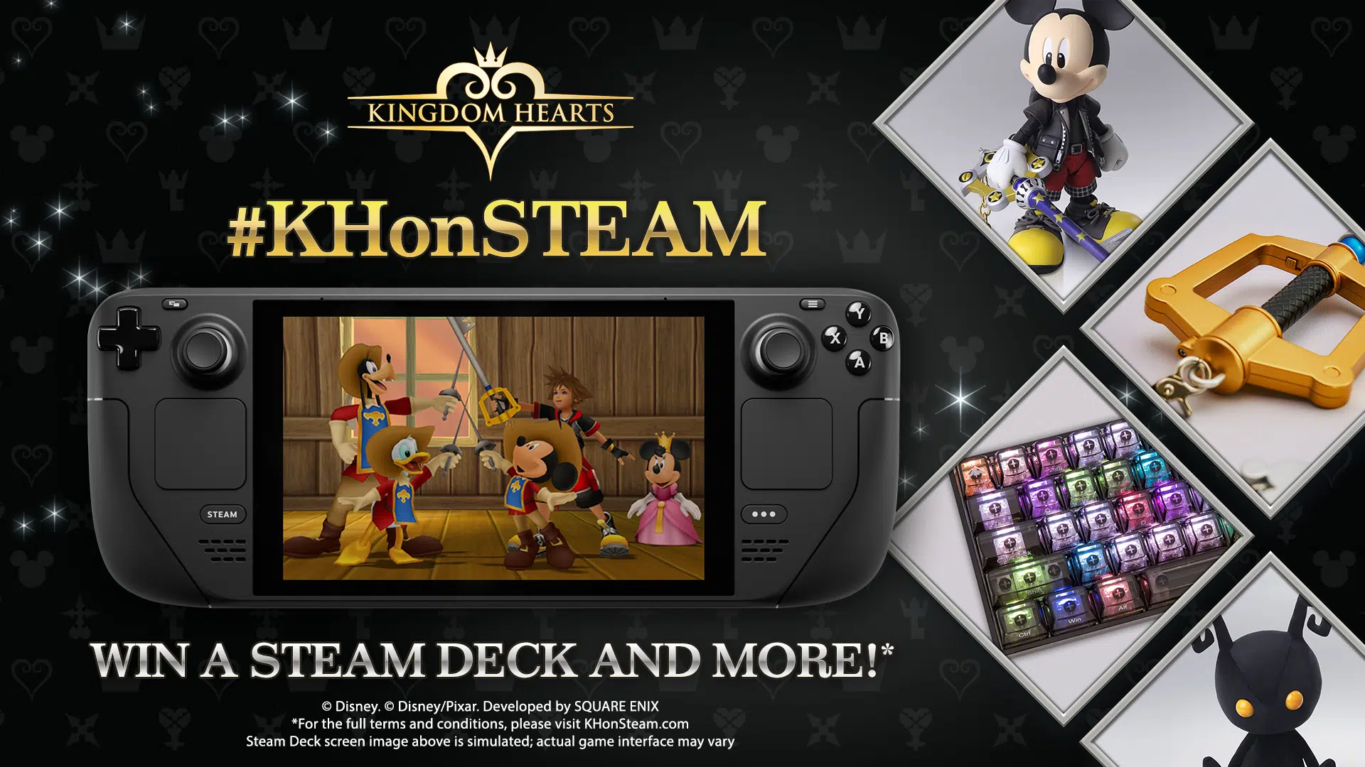 Square Enix Celebrates Kingdom Hearts' Debut on Steam with Steam Deck