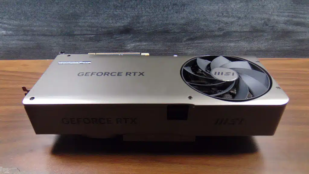 MSI GeForce RTX 4080 SUPER EXPERT Bottom View
