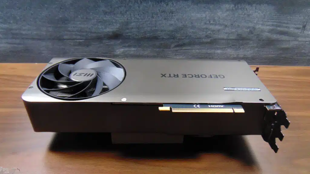 MSI GeForce RTX 4080 SUPER EXPERT Bottom View