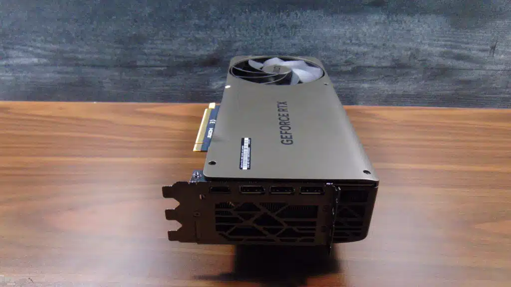 MSI GeForce RTX 4080 SUPER EXPERT Bottom View