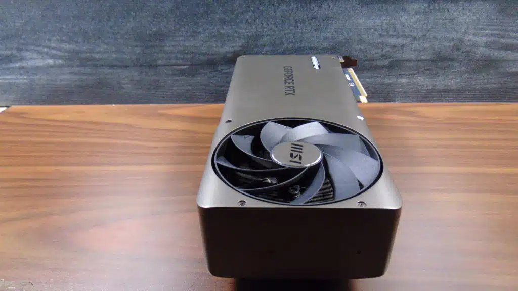 MSI GeForce RTX 4080 SUPER EXPERT Bottom View