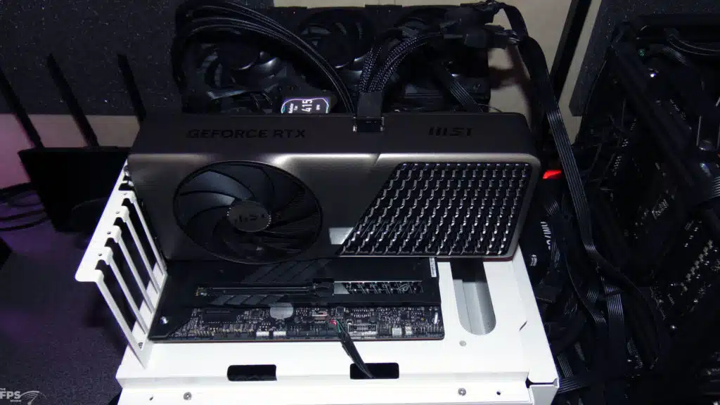 MSI GeForce RTX 4080 SUPER EXPERT Installed in Computer