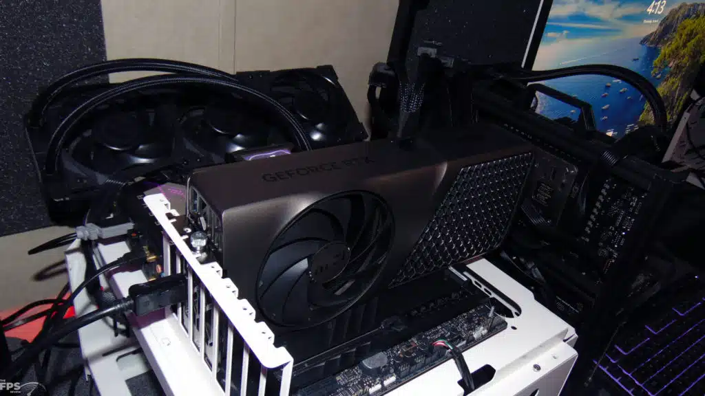 MSI GeForce RTX 4080 SUPER EXPERT Installed in Computer