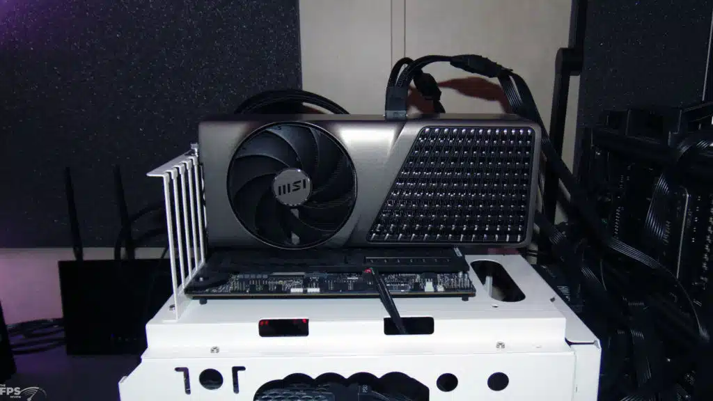 MSI GeForce RTX 4080 SUPER EXPERT Installed in Computer