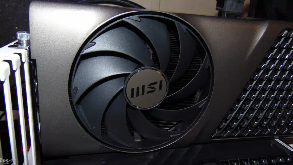 MSI GeForce RTX 4080 SUPER EXPERT Installed in Computer