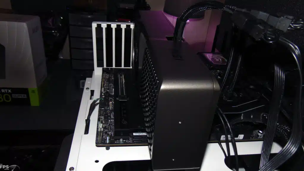 MSI GeForce RTX 4080 SUPER EXPERT Installed in Computer