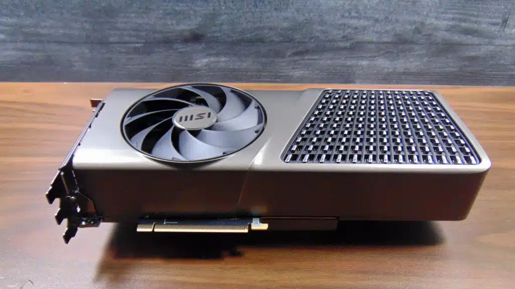MSI GeForce RTX 4080 SUPER EXPERT Top View
