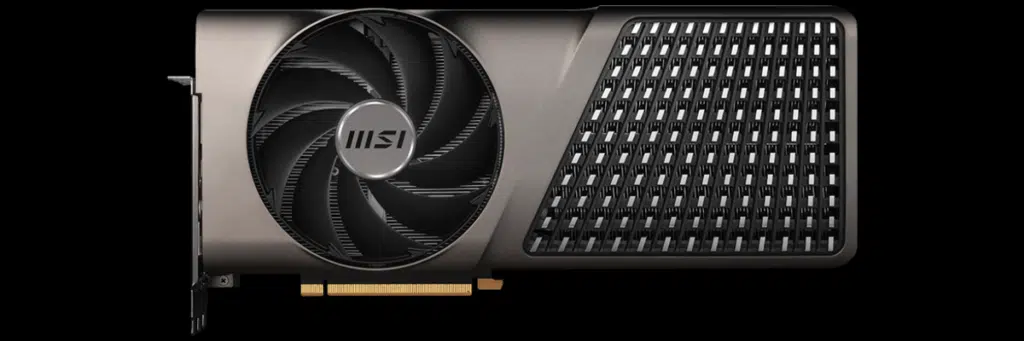 MSI GeForce RTX 4080 SUPER EXPERT Video Card Front View