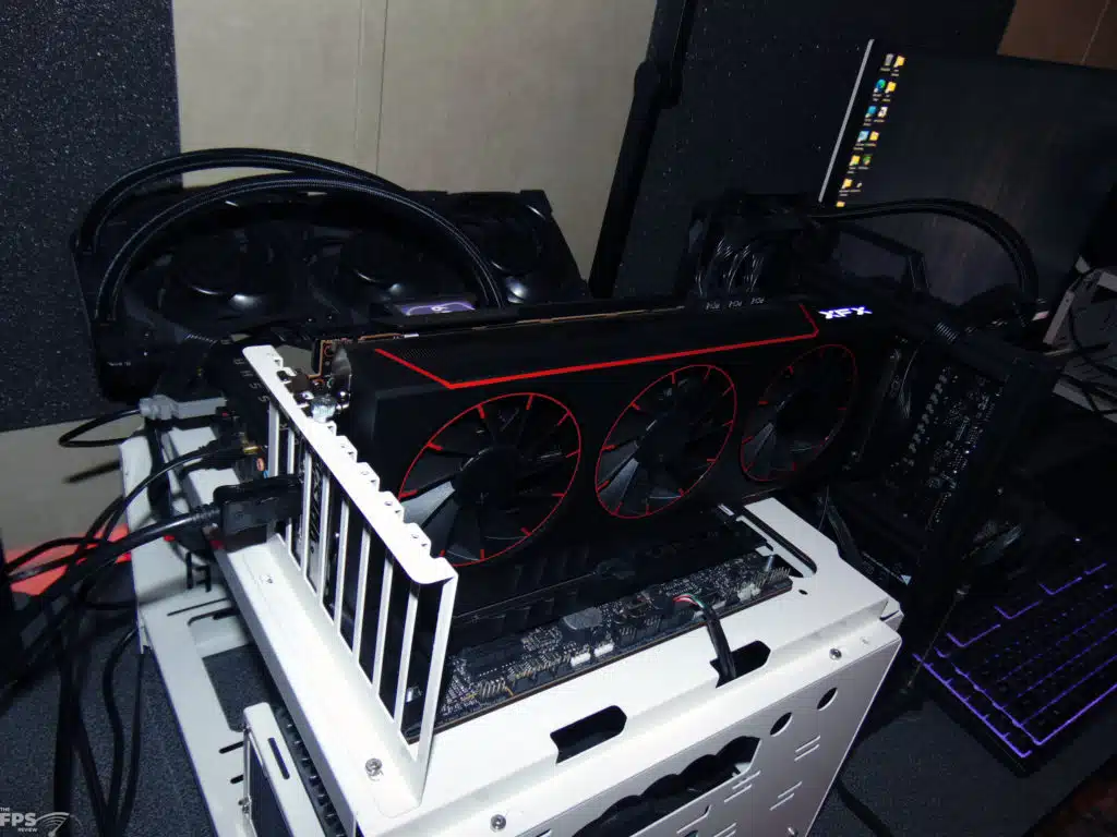 XFX Mercury AMD Radeon RX 7900 XTX Magnetic Air Installed in Computer