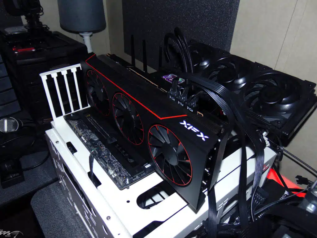 XFX Mercury AMD Radeon RX 7900 XTX Magnetic Air Installed in Computer