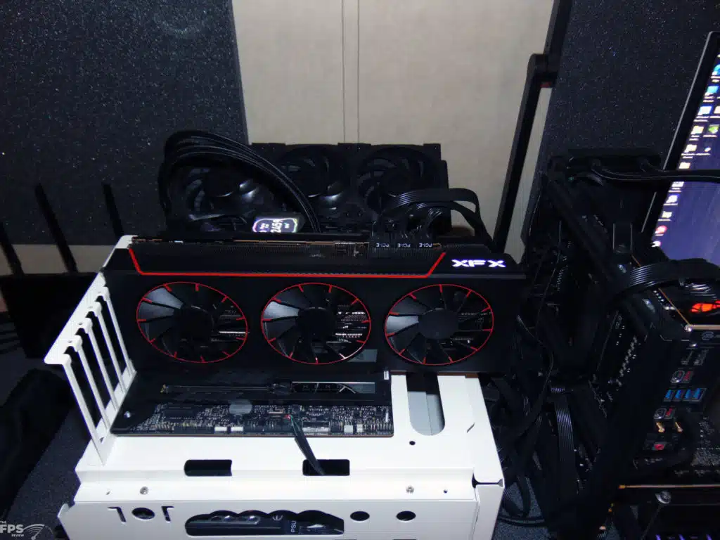 XFX Mercury AMD Radeon RX 7900 XTX Magnetic Air Installed in Computer