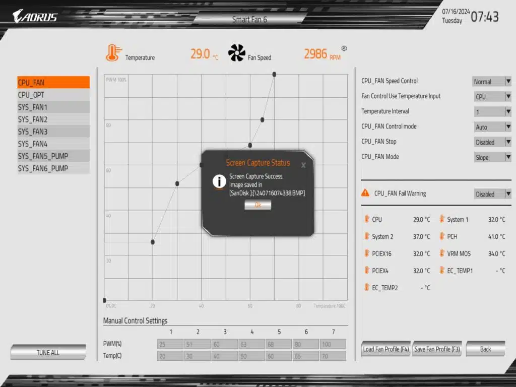 BIOS Screenshot