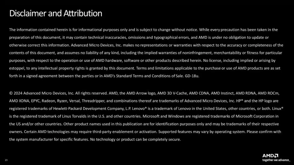 RDNA 3.5 Architecture Press Presentation
