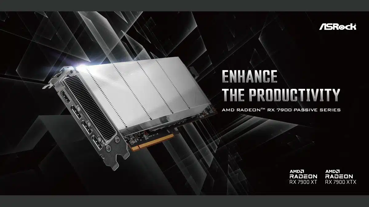 ASRock Launches Fanless AMD Radeon RX 7900 Series Graphics Cards with ...
