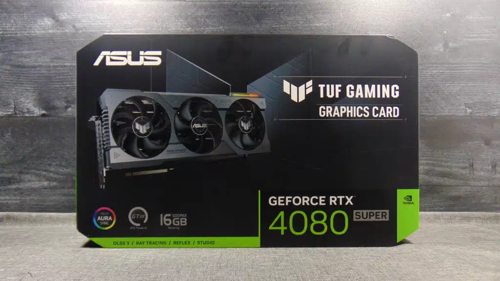 ASUS TUF Gaming GeForce RTX 4080 SUPER Box Front