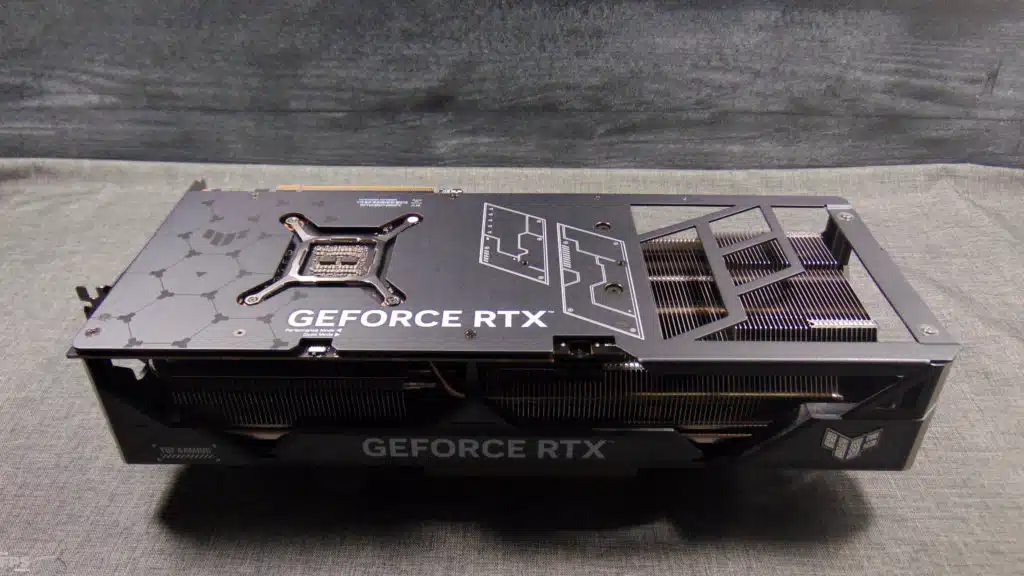 ASUS TUF Gaming GeForce RTX 4080 SUPER Bottom View