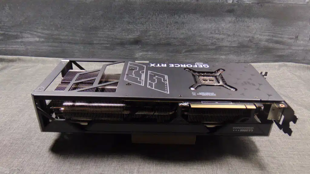 ASUS TUF Gaming GeForce RTX 4080 SUPER Bottom View