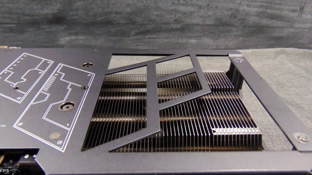 ASUS TUF Gaming GeForce RTX 4080 SUPER Back of Air Vent