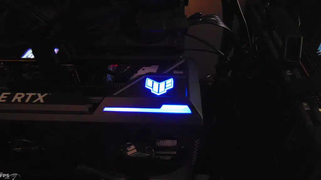 ASUS TUF Gaming GeForce RTX 4080 SUPER Installed in Computer ARGB