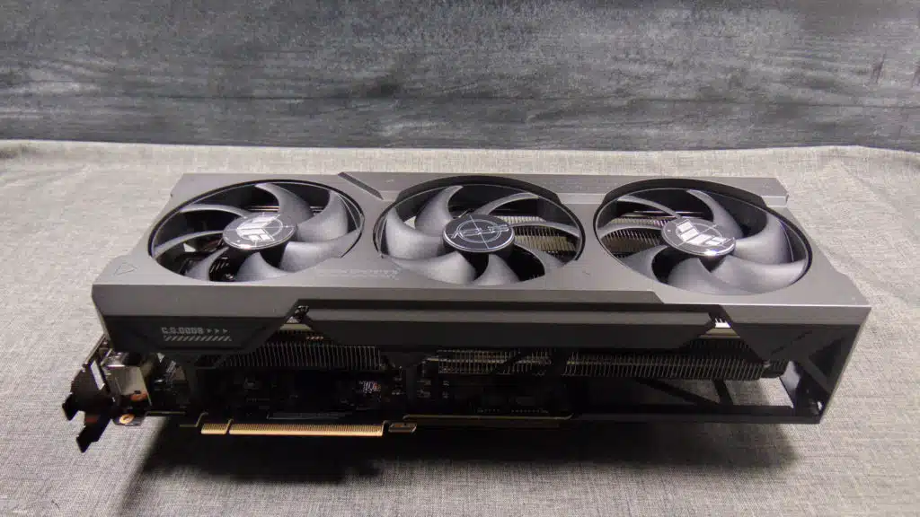 ASUS TUF Gaming GeForce RTX 4080 SUPER Top View