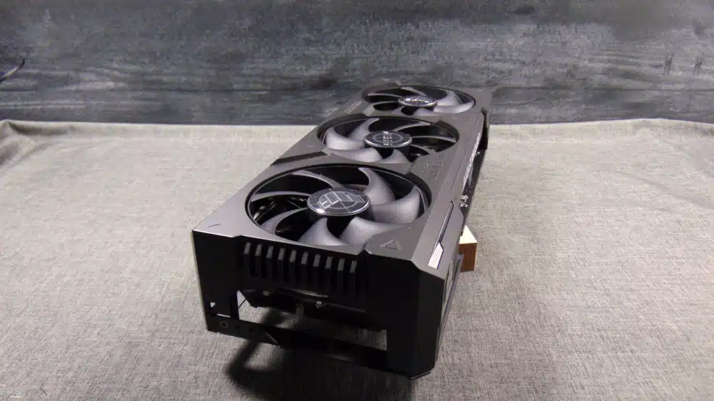 ASUS TUF Gaming GeForce RTX 4080 SUPER Top View Angled