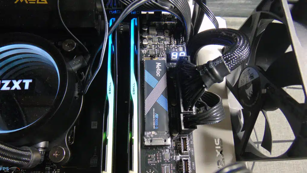 Netac NV7000-Q 1TB PCIe Gen4 M.2 NVMe SSD Installed in Computer