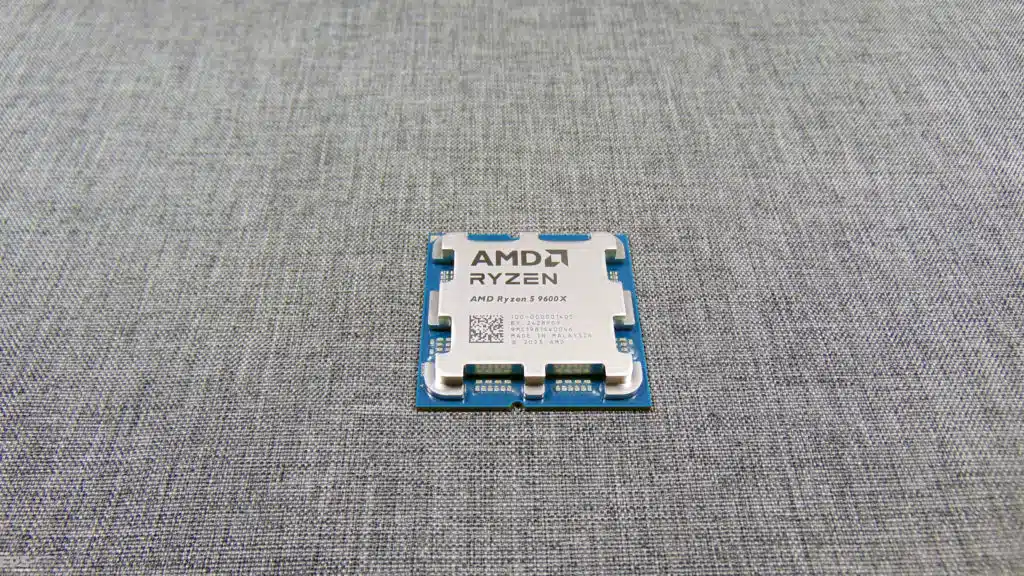 AMD Ryzen 5 9600X Top of CPU