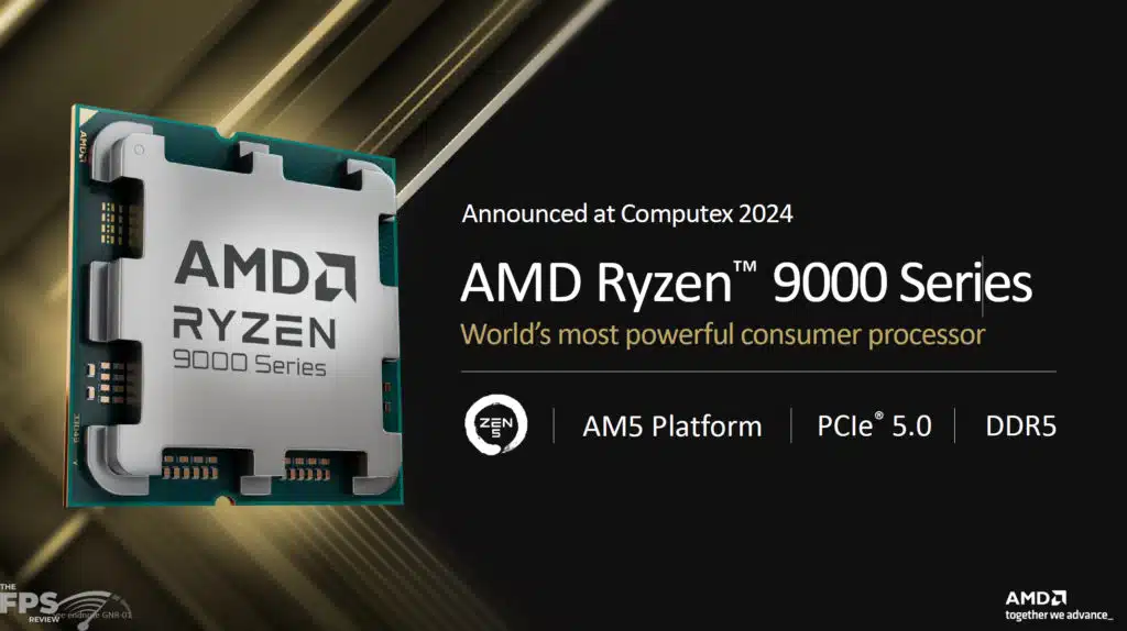 AMD Ryzen 7 9700X Press Slide Main Features