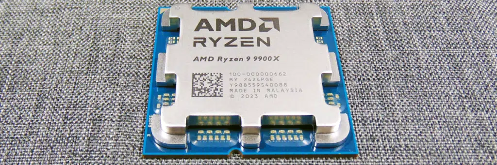 AMD Ryzen 9 9700X CPU Top View
