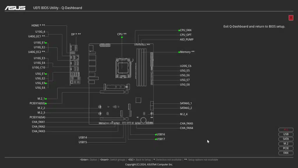 ASUS ROG STRIX X870-A GAMING WiFi Motherboard UEFI
