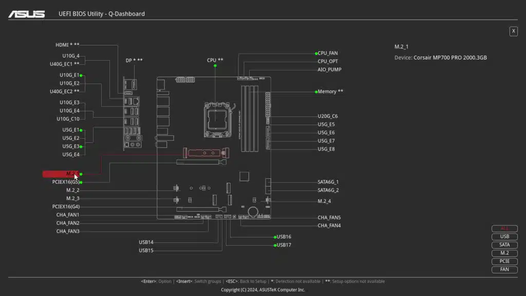 ASUS ROG STRIX X870-A GAMING WiFi Motherboard UEFI