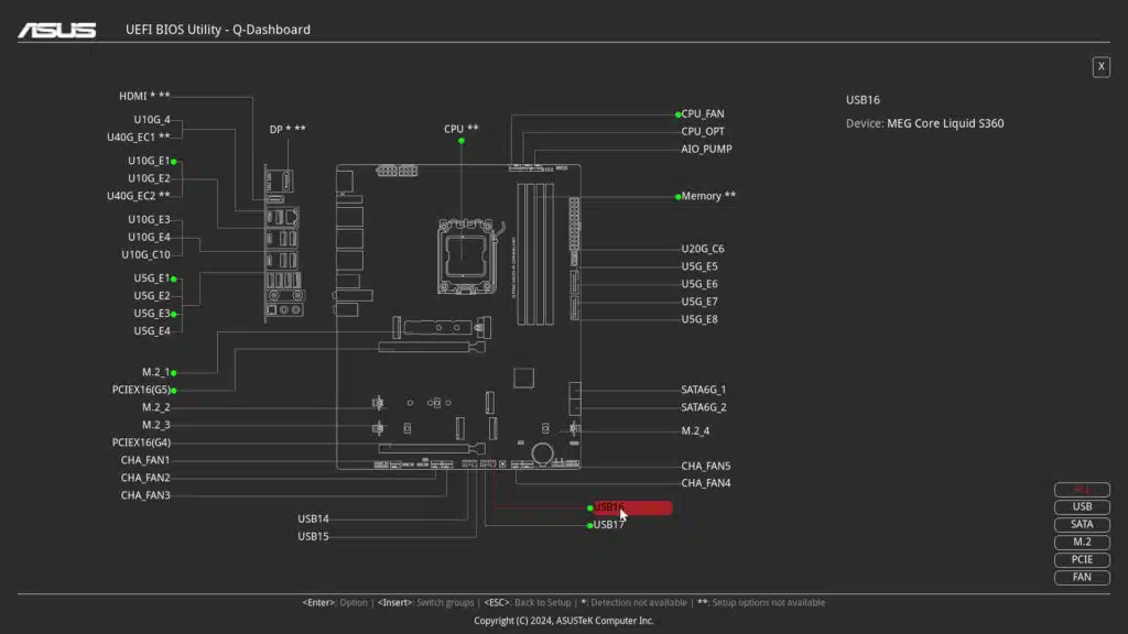 ASUS ROG STRIX X870-A GAMING WiFi Motherboard UEFI
