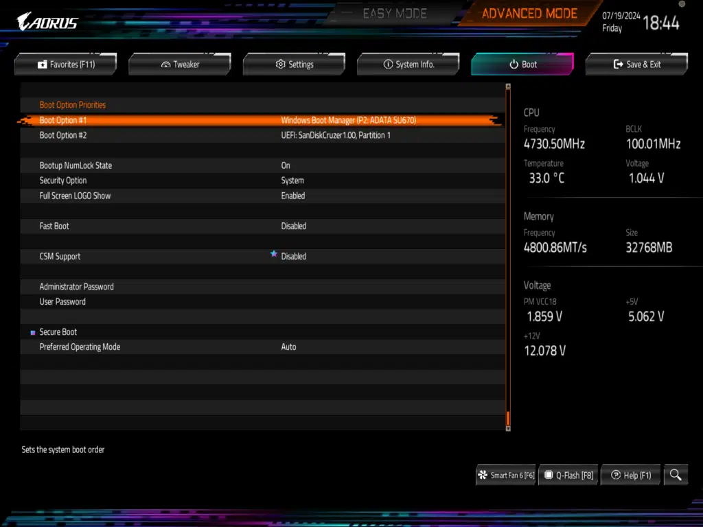 BIOS Image