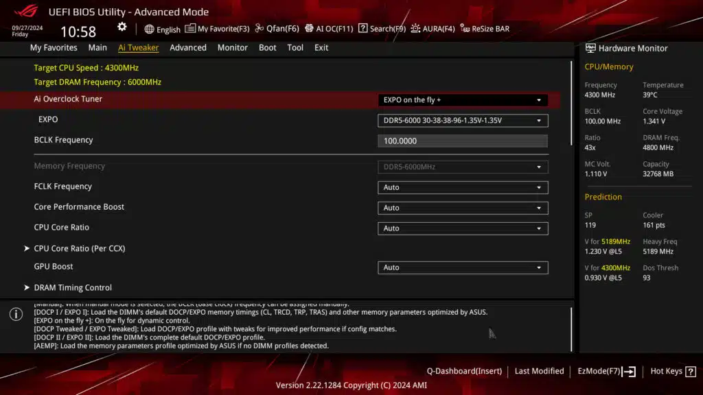 ASUS ROG STRIX X870-A GAMING WiFi Motherboard UEFI