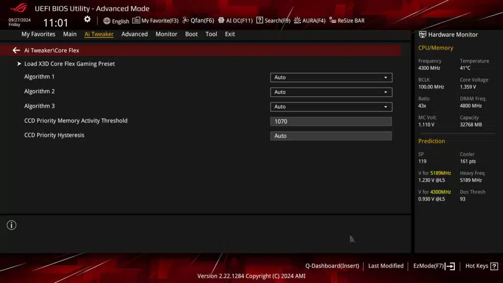 ASUS ROG STRIX X870-A GAMING WiFi Motherboard UEFI