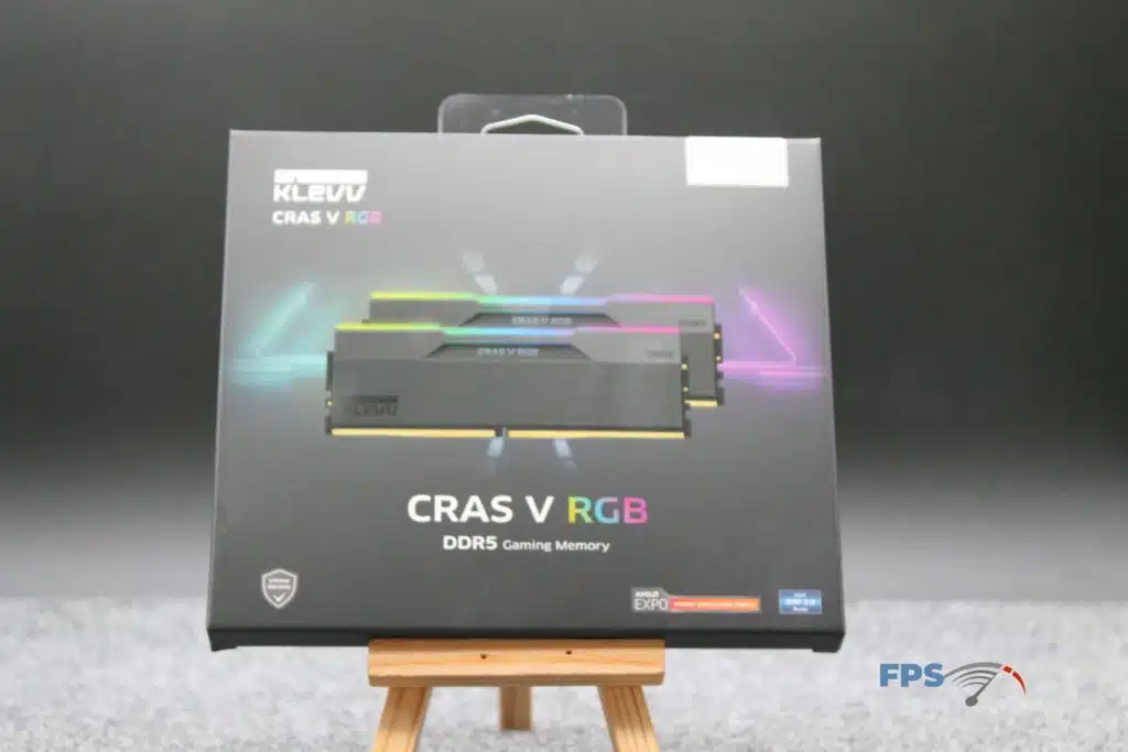 KLEVV CRAS V RGB DDR5 48GB (2x24GB) 7600MHz Memory box front