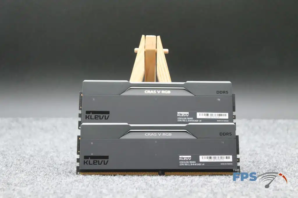 KLEVV CRAS V RGB DDR5 48GB (2x24GB) 7600MHz Memory kit rear view