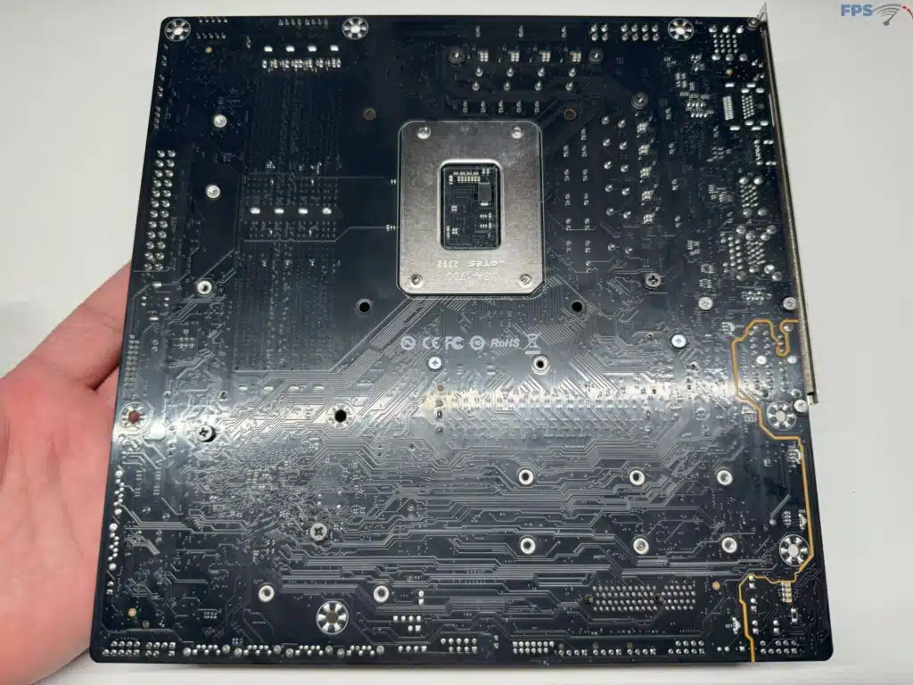 Backof motherboard