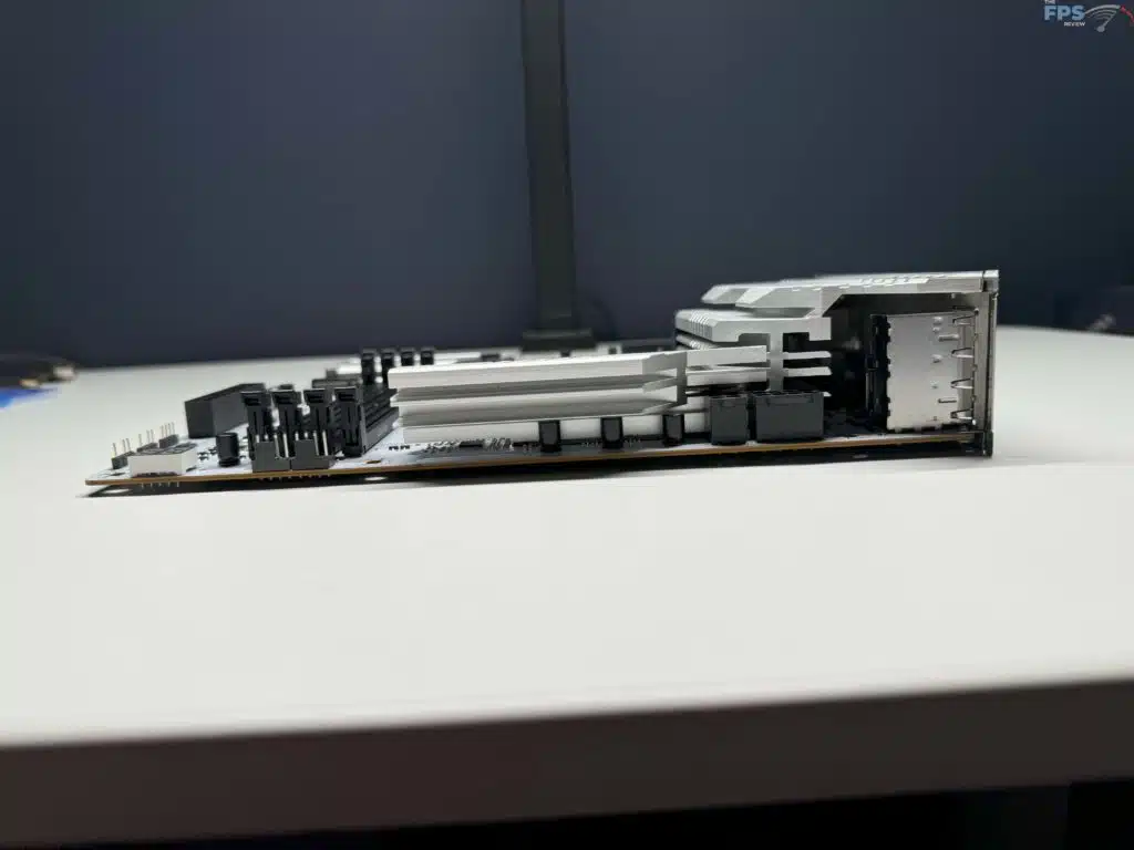 Top view of heat sinks