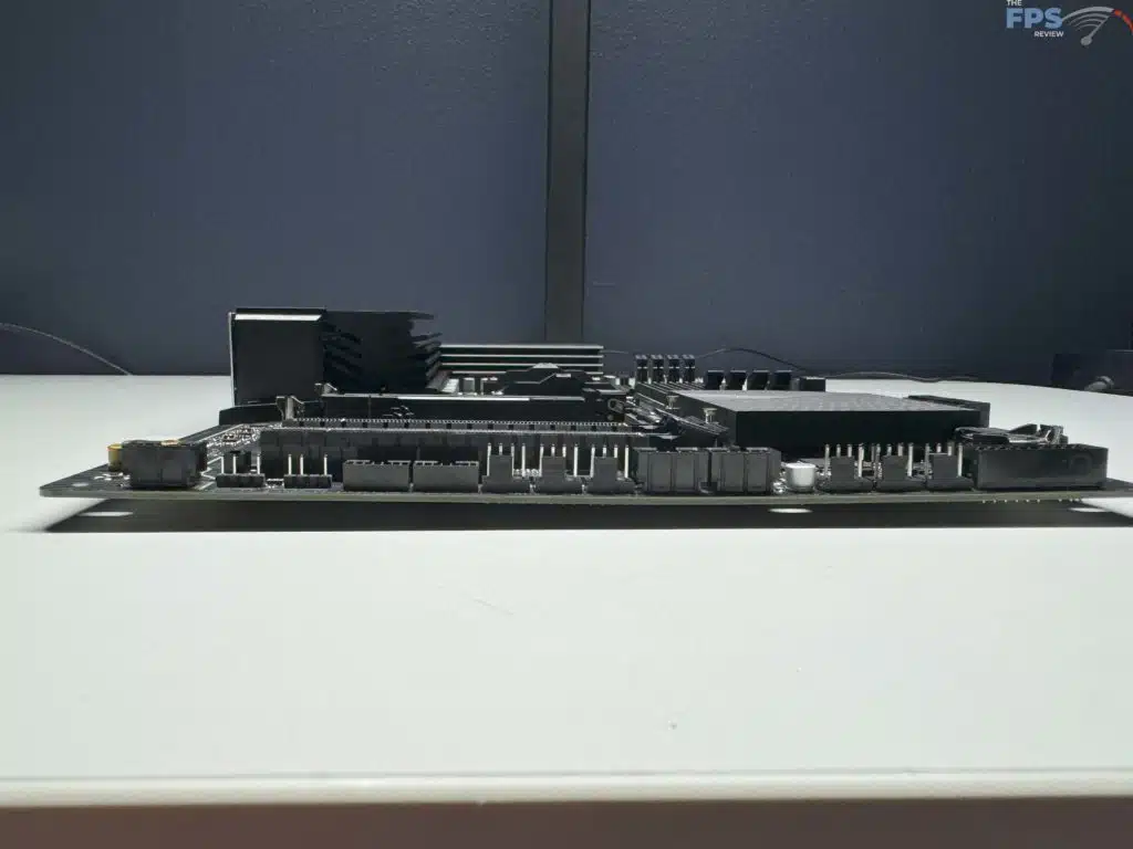 Bottom view of heatsink's