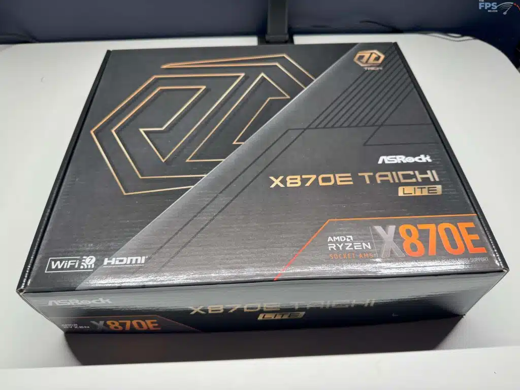 Front of motherboard box