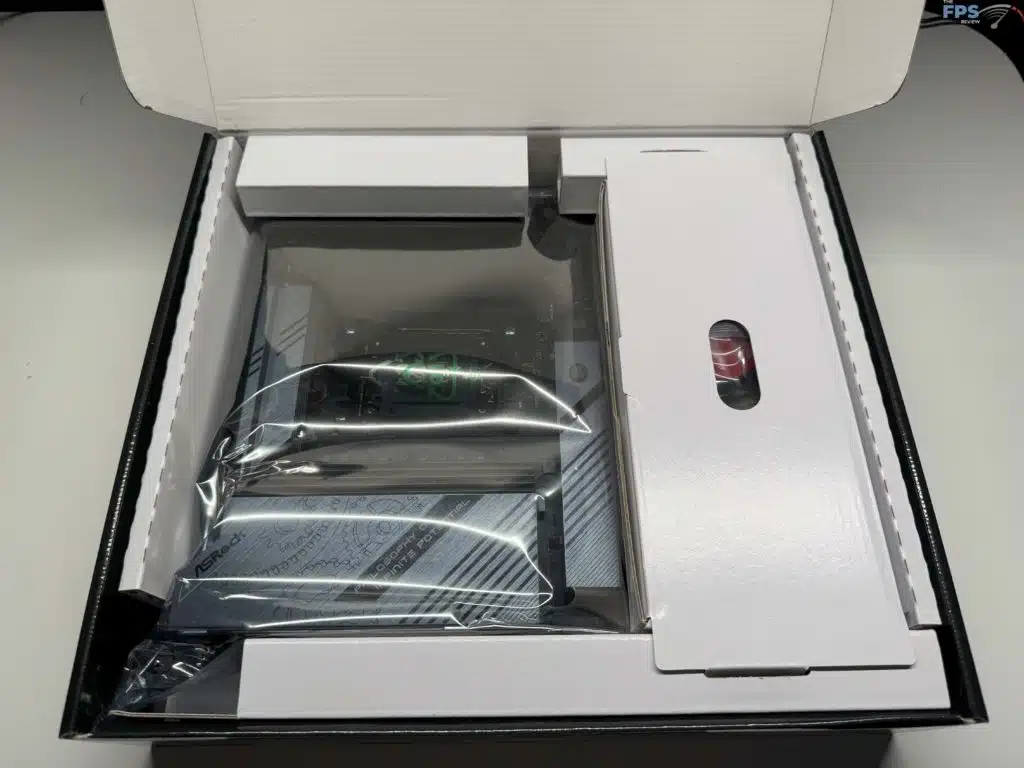 Inside of motherboard box