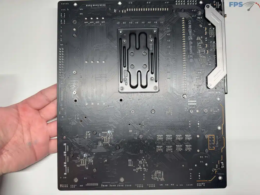 Back of motherboard